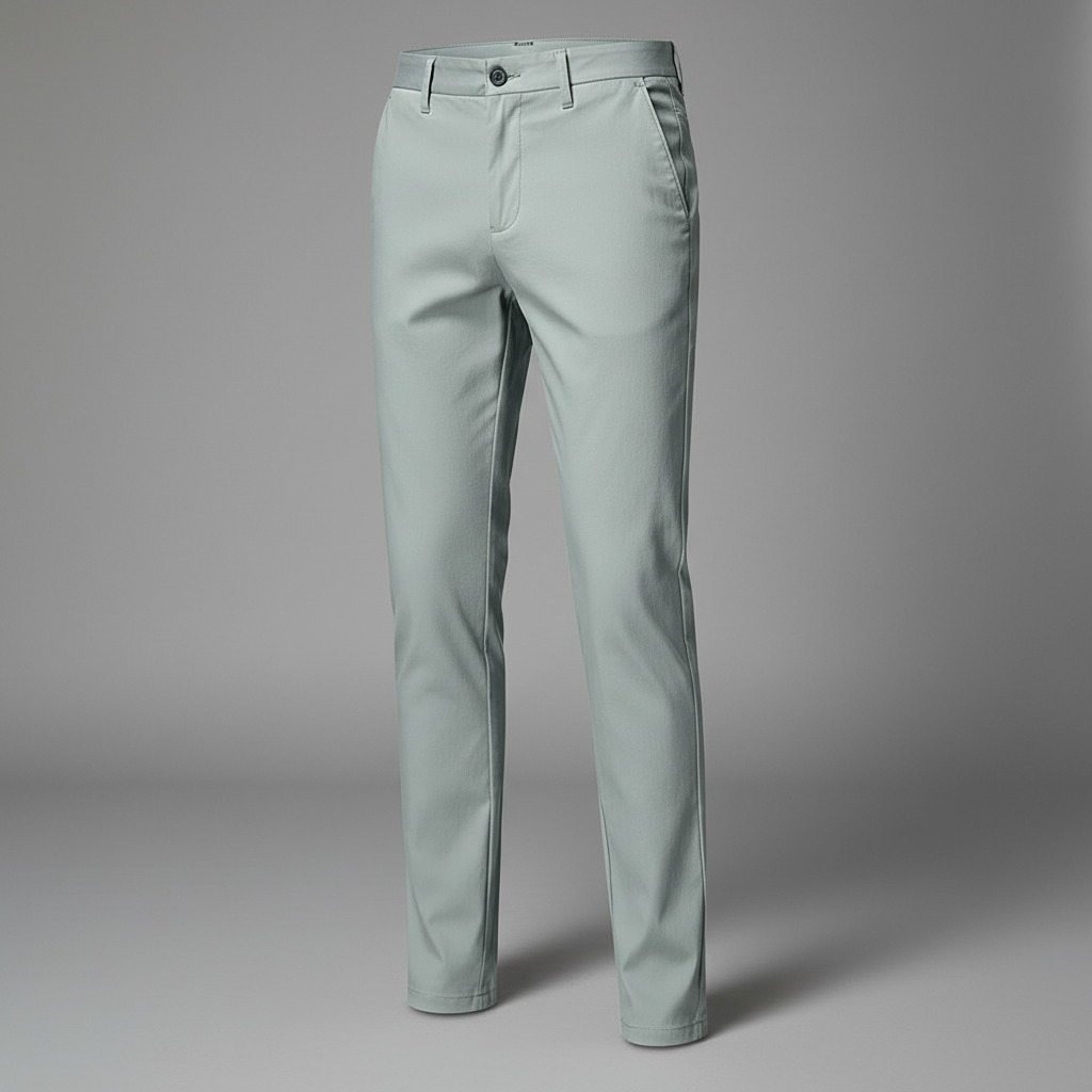 Saul | Slim Fit Herre Bukser i Elastisk Stof