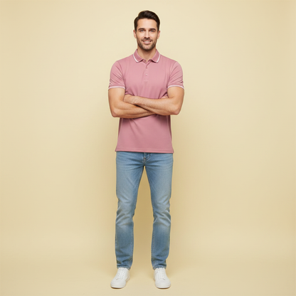 Kortærmet Poloshirt Mænd | Casual Poloshirt til Mænd