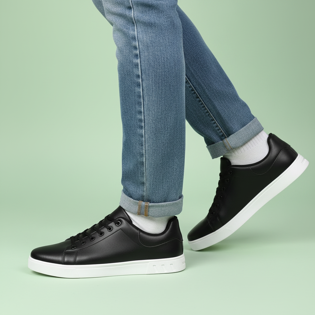 Lave Sneakers | Mænds Sportssko med Justerbar Snørelukning