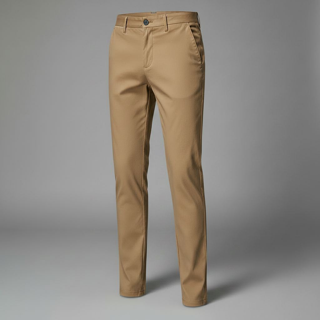 Saul | Slim Fit Herre Bukser i Elastisk Stof