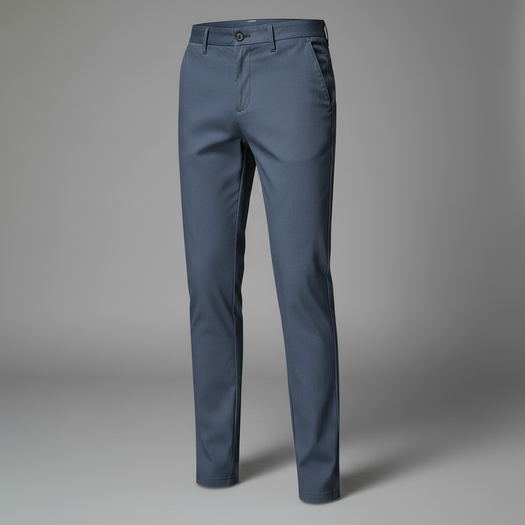 Saul | Slim Fit Herre Bukser i Elastisk Stof