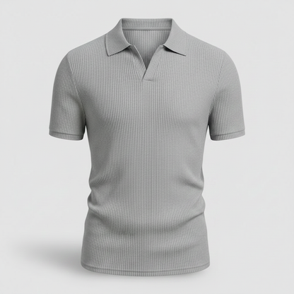 Vaffel Poloshirt Til Mænd | Stilfuld Sommermode