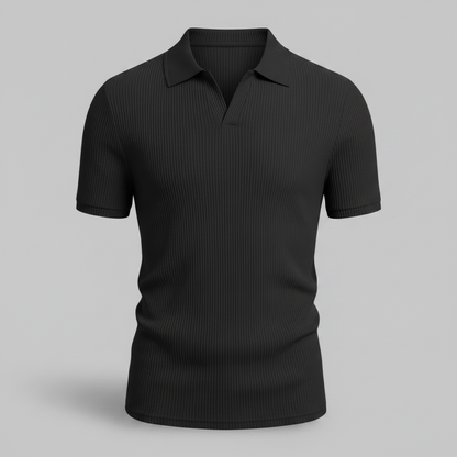 Vaffel Poloshirt Til Mænd | Stilfuld Sommermode