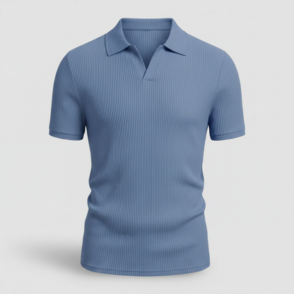 Vaffel Poloshirt Til Mænd | Stilfuld Sommermode